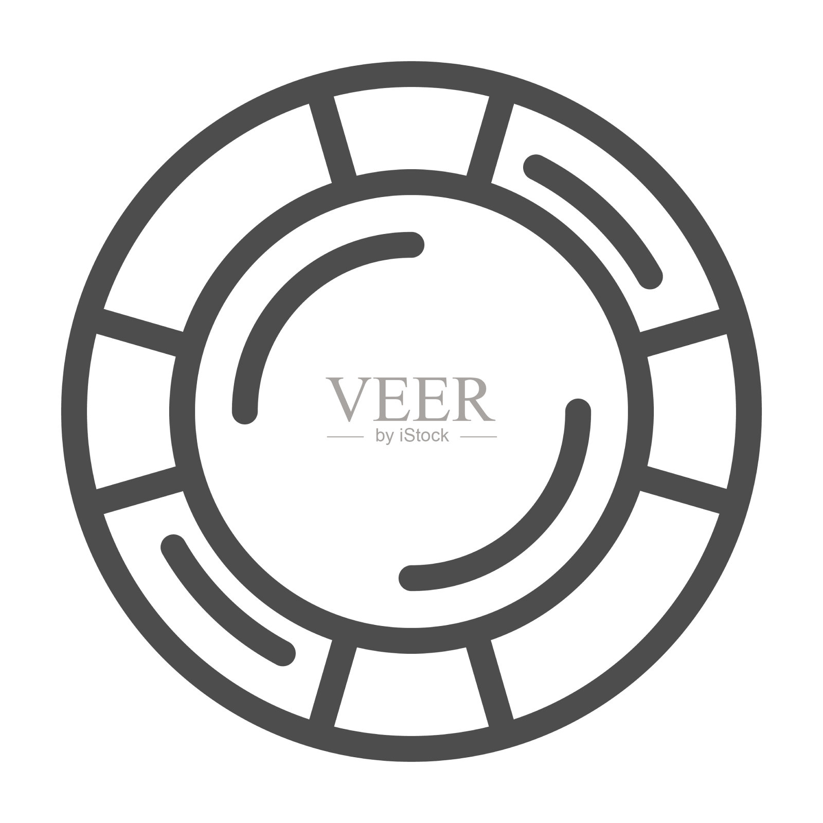 救生圈线图标海上巡航概念救生圈图标素材