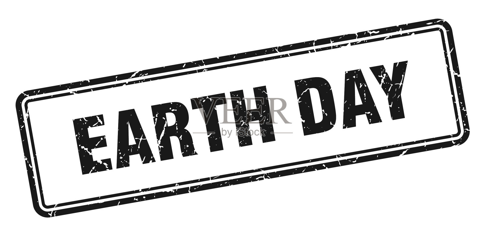 地球日邮票广场垃圾标志白色插画图片素材