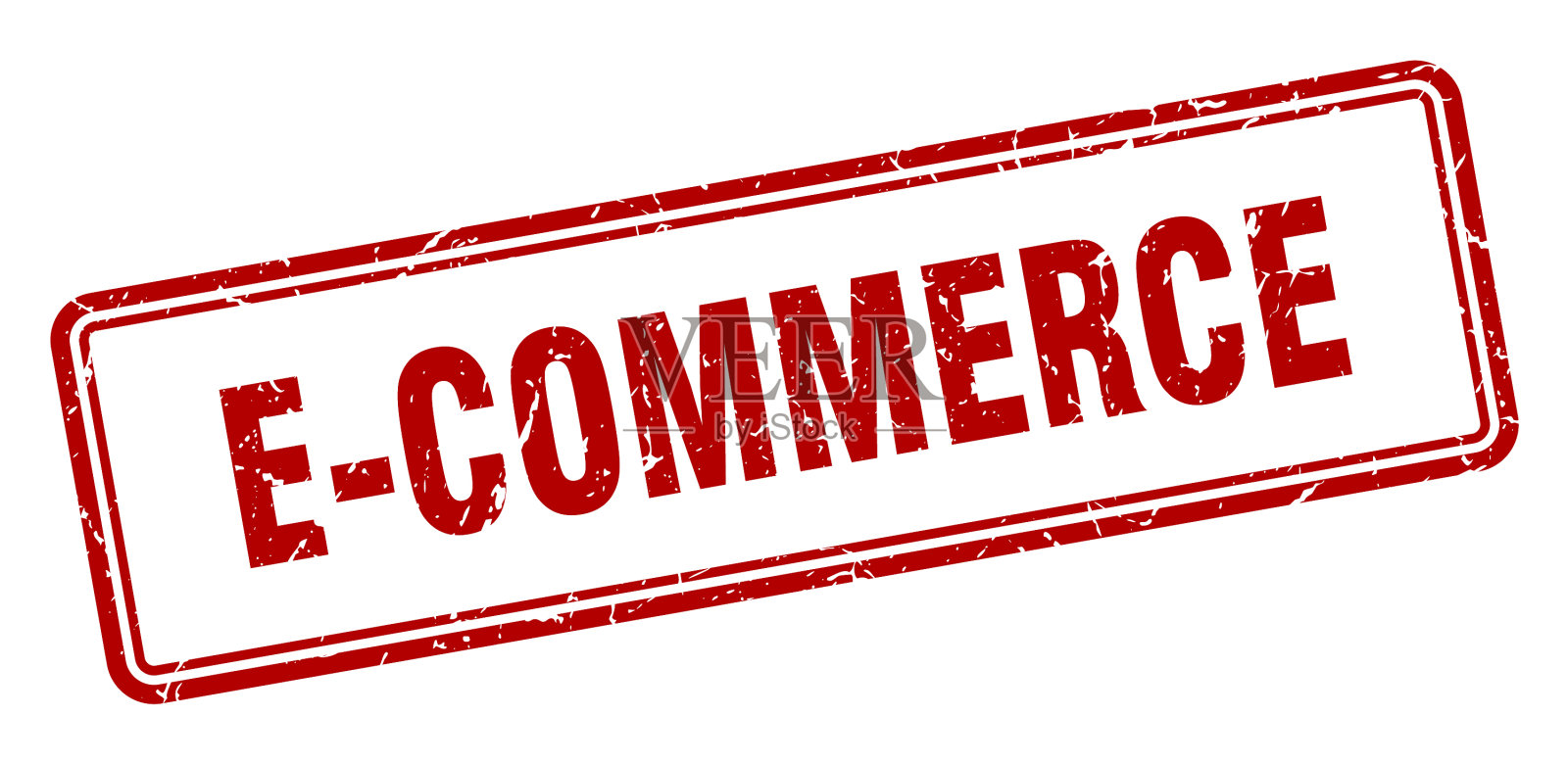 电子商务邮票方形垃圾标志白色插画图片素材