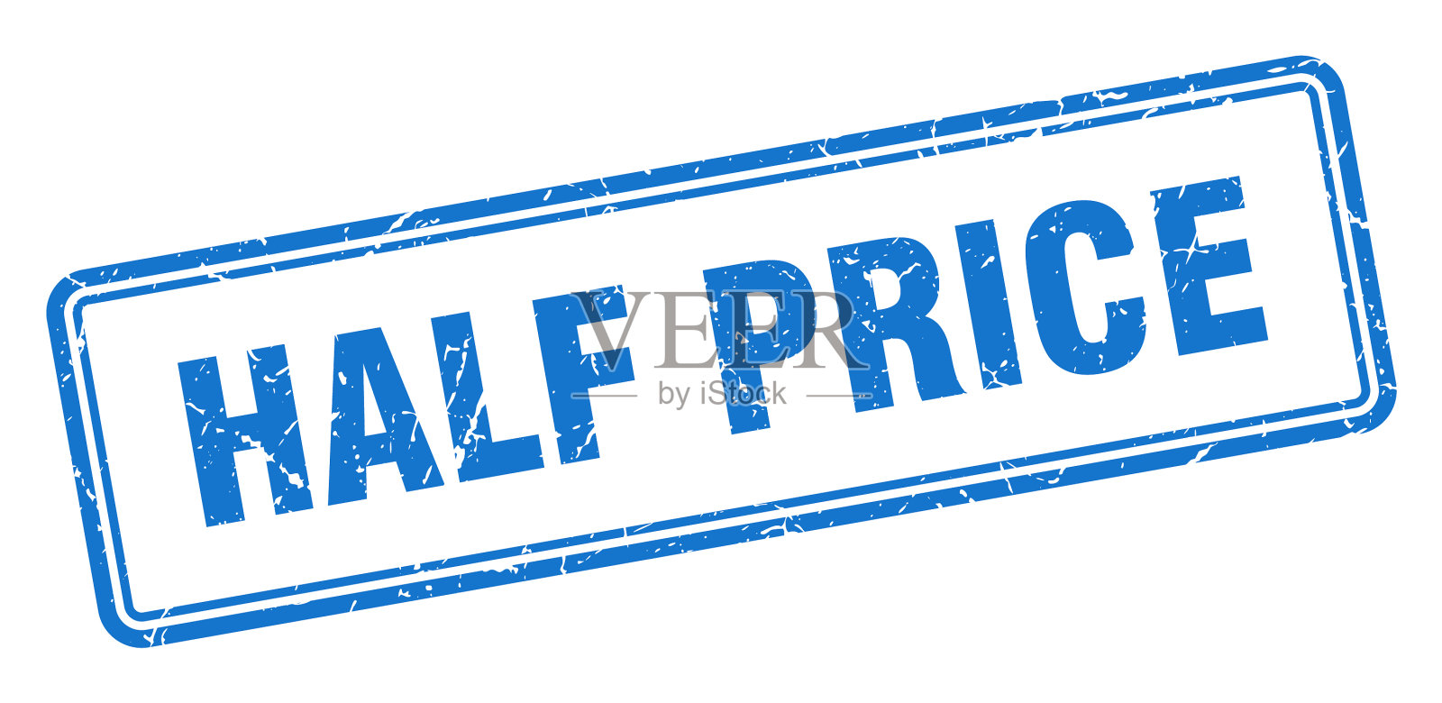 半价邮票方形垃圾标语白色设计元素图片