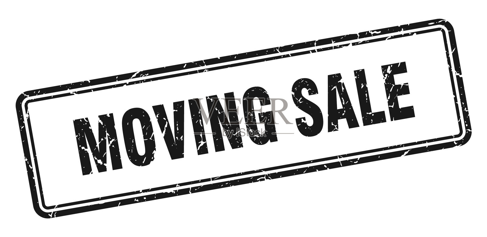 移动销售邮票方形垃圾标志白色插画图片素材