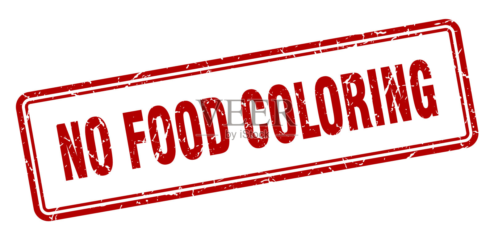 没有食用色素邮票广场垃圾标志插画图片素材