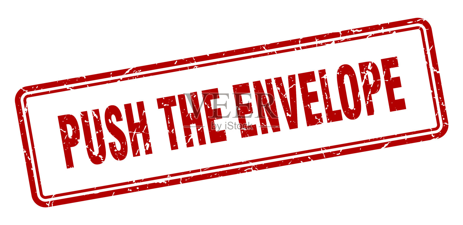 推信封邮票方形垃圾签名上插画图片素材