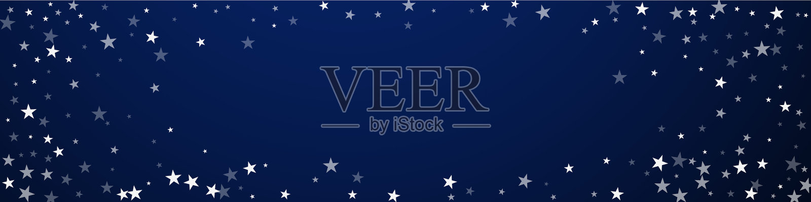 随机落下的星星，圣诞背景的微妙插画图片素材