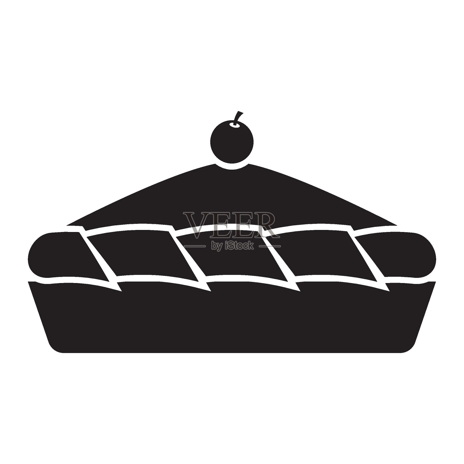 感恩节松饼向量面包店图标设计插画图片素材