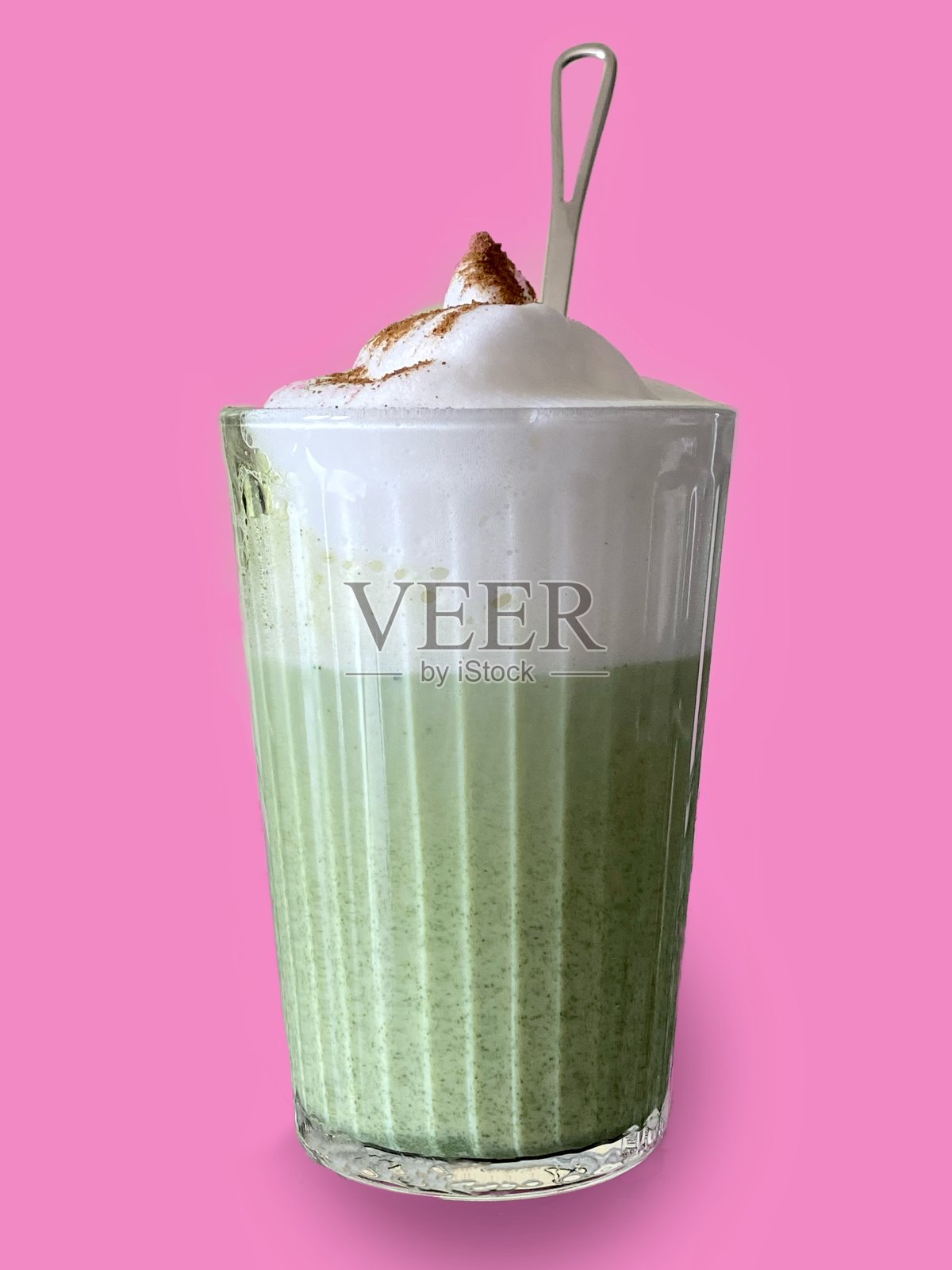 抹茶奶泡照片摄影图片