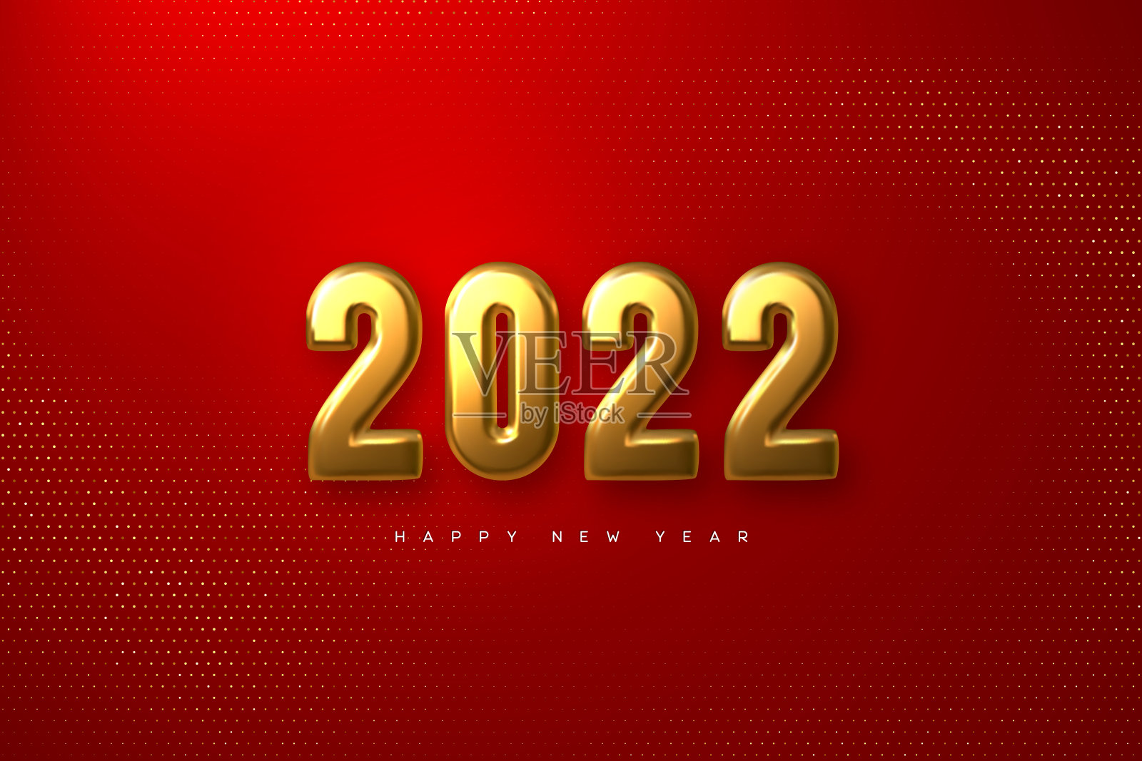 2022年新年标志。设计模板素材