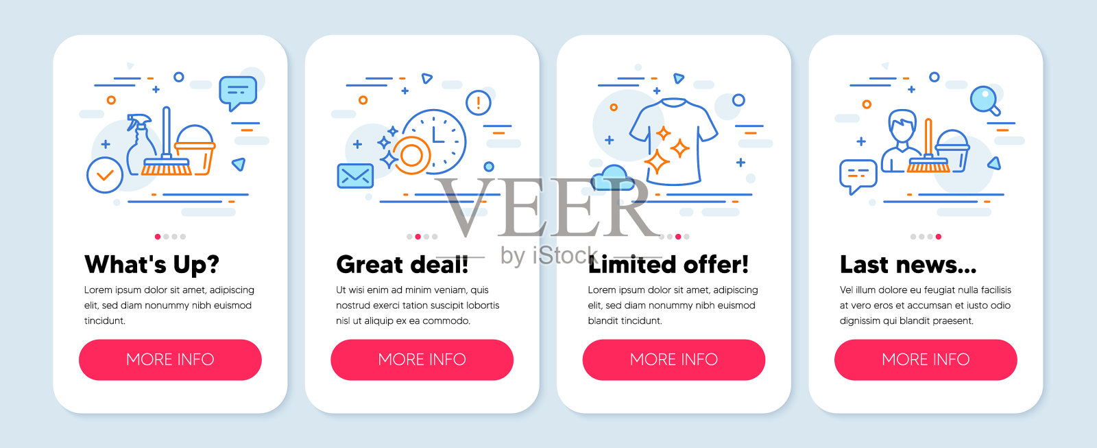 设置清洁图标，如洗碗机定时器图标素材