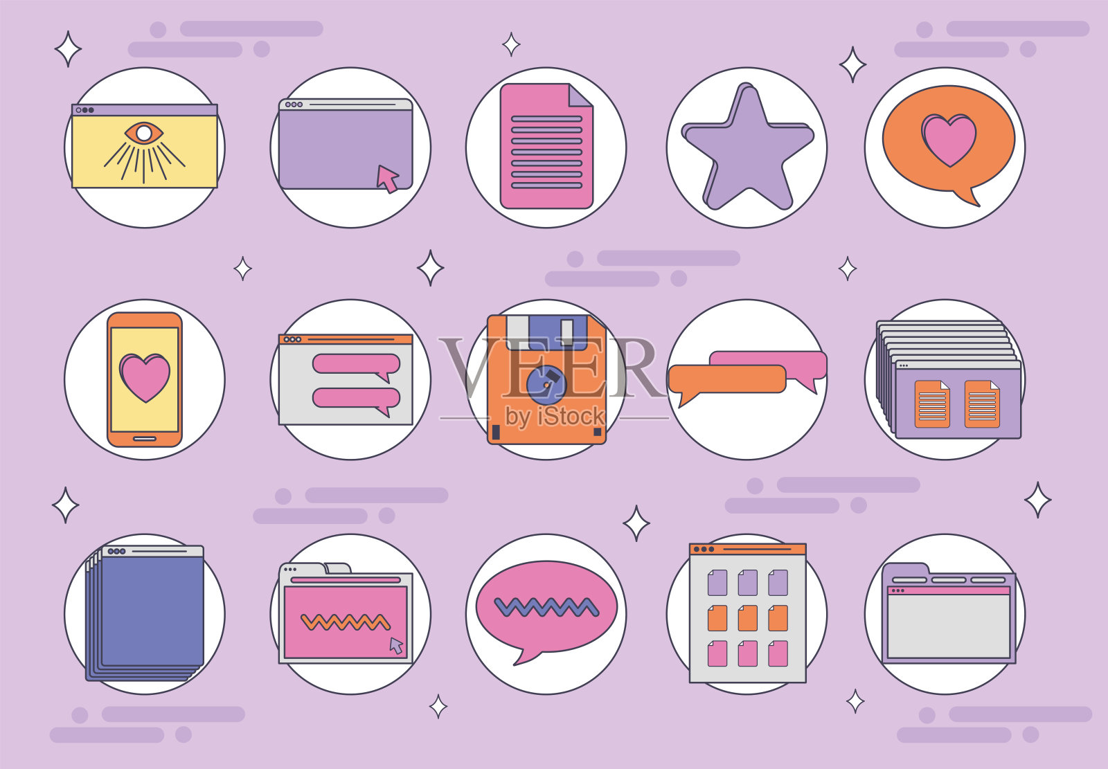 复古未来插图插画图片素材