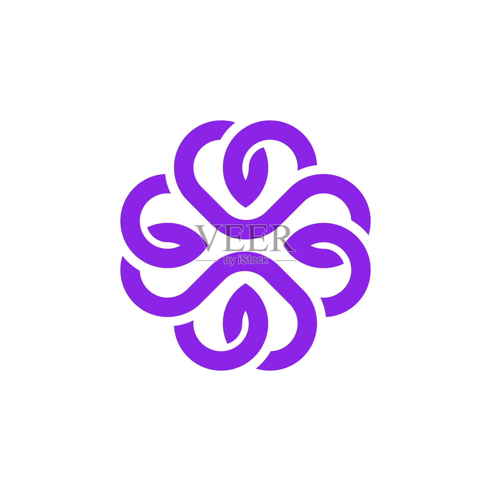 抽象的标志设计元素图片