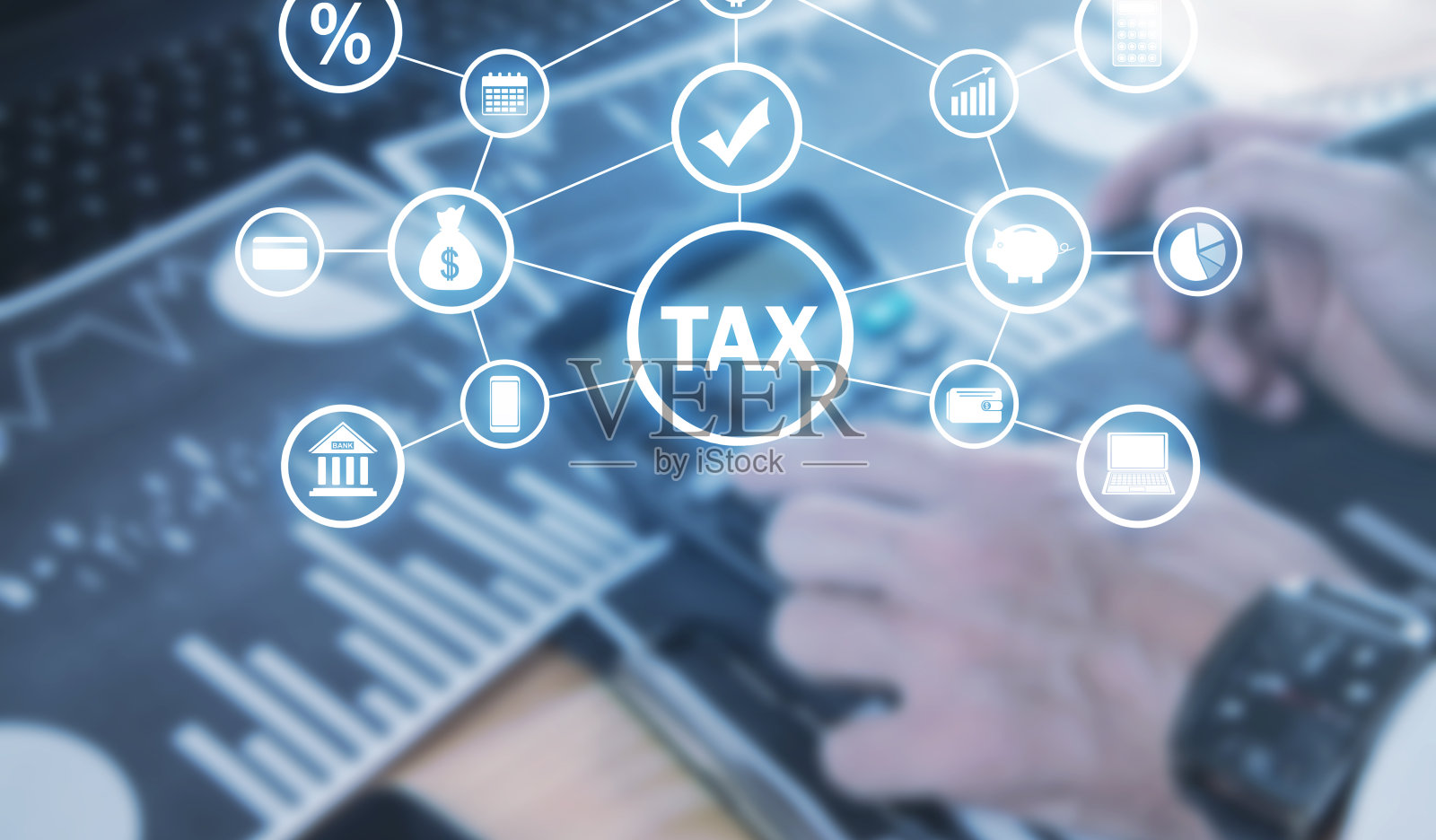 税。业务。融资。网络。技术照片摄影图片