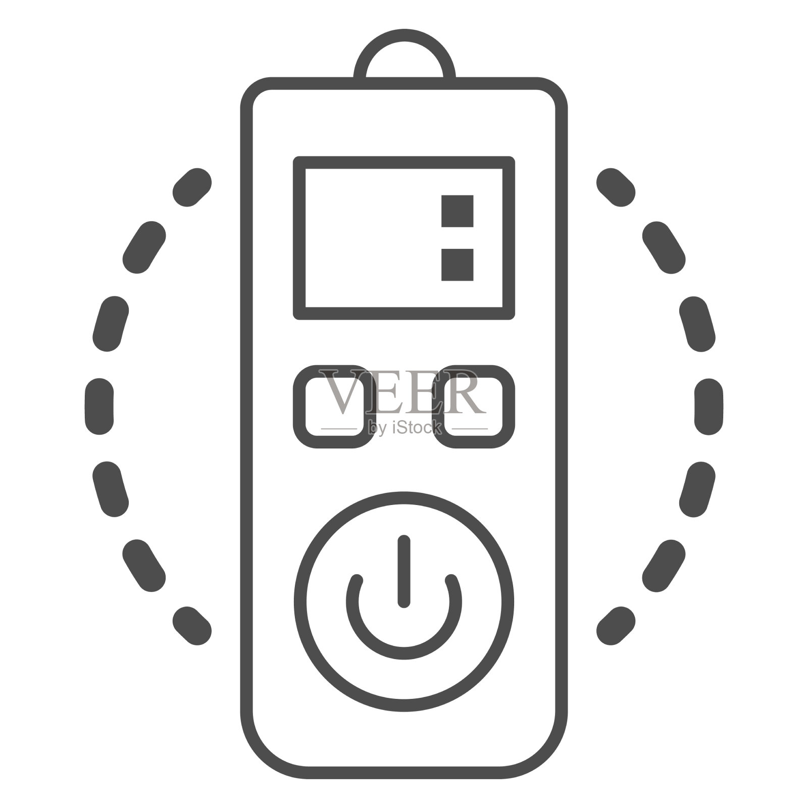 远程控制细线图标自动化图标素材