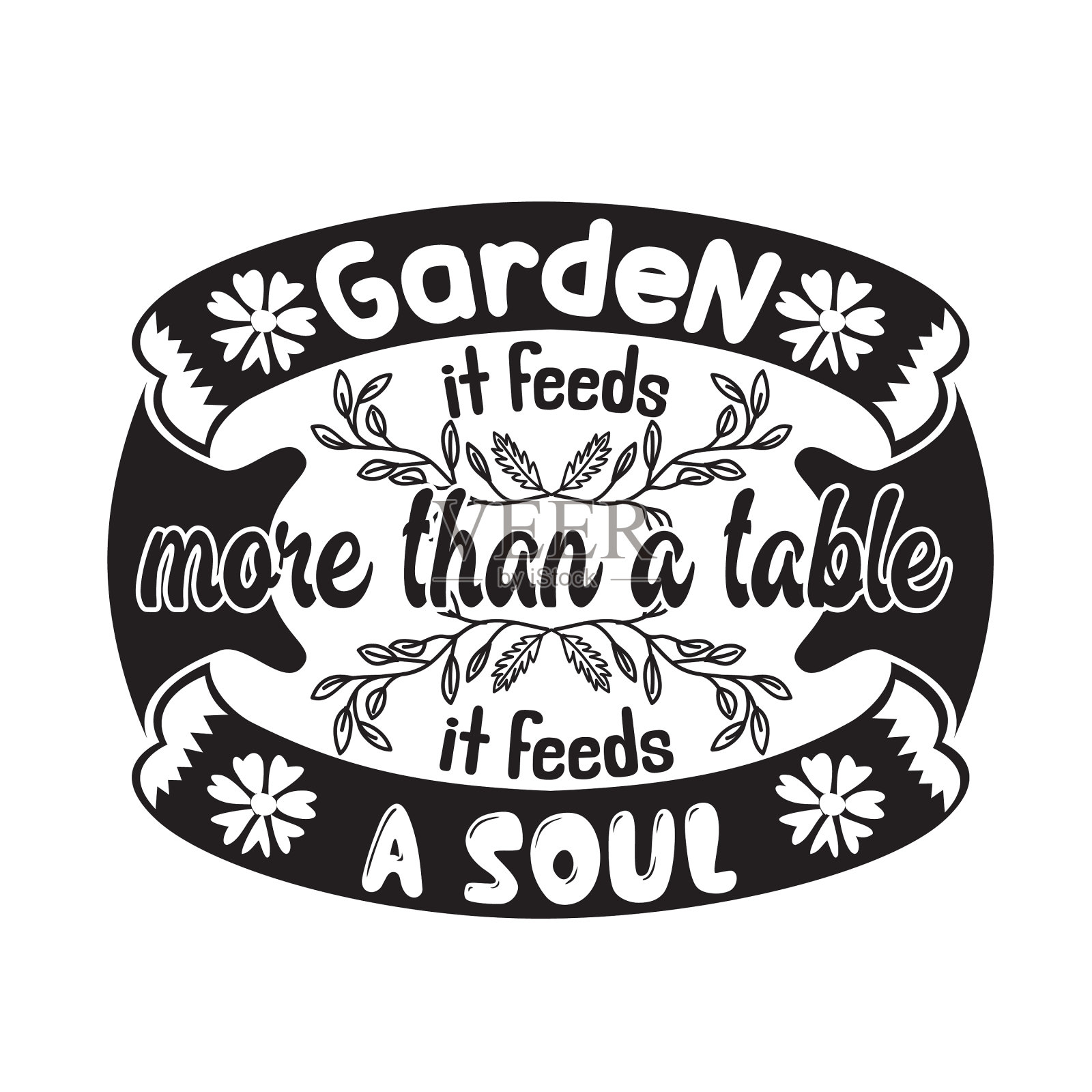 加德纳的名言和标语很适合印在t恤上插画图片素材