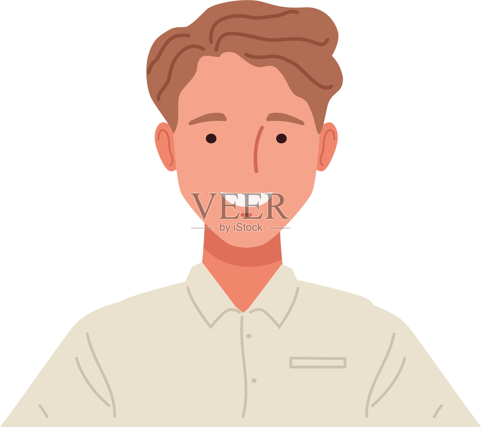 人完美不完美的性格图标插画图片素材