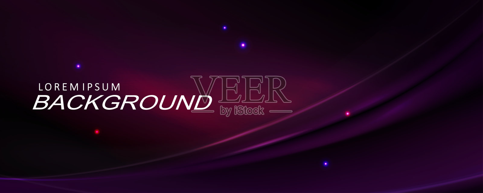 用紫色渐变的抽象构图，仿造褶皱的织物插画图片素材