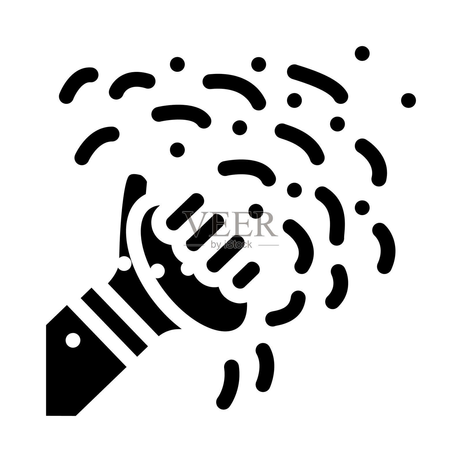 胡里节彩色事件符号图标矢量插图插画图片素材