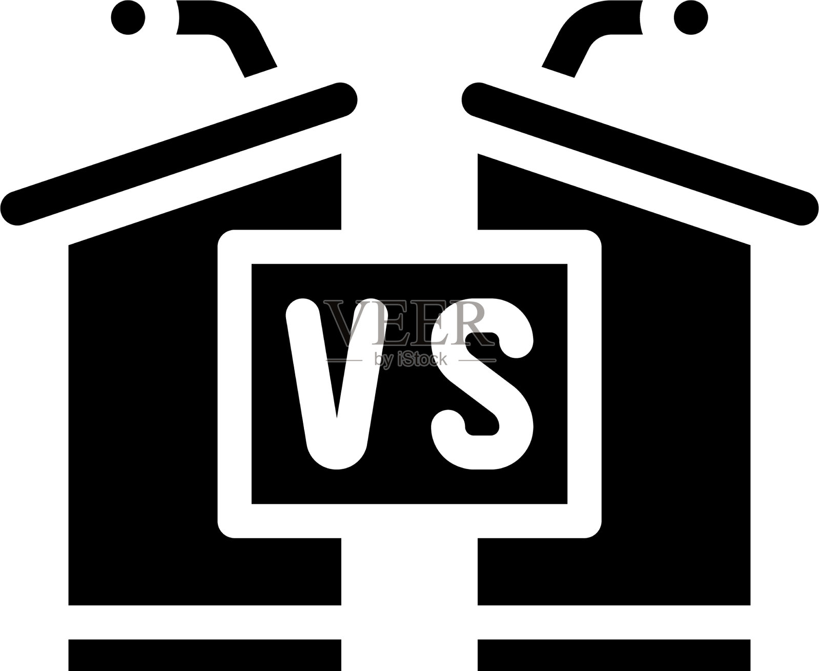 辩论候选人，保证人字形图标图标素材