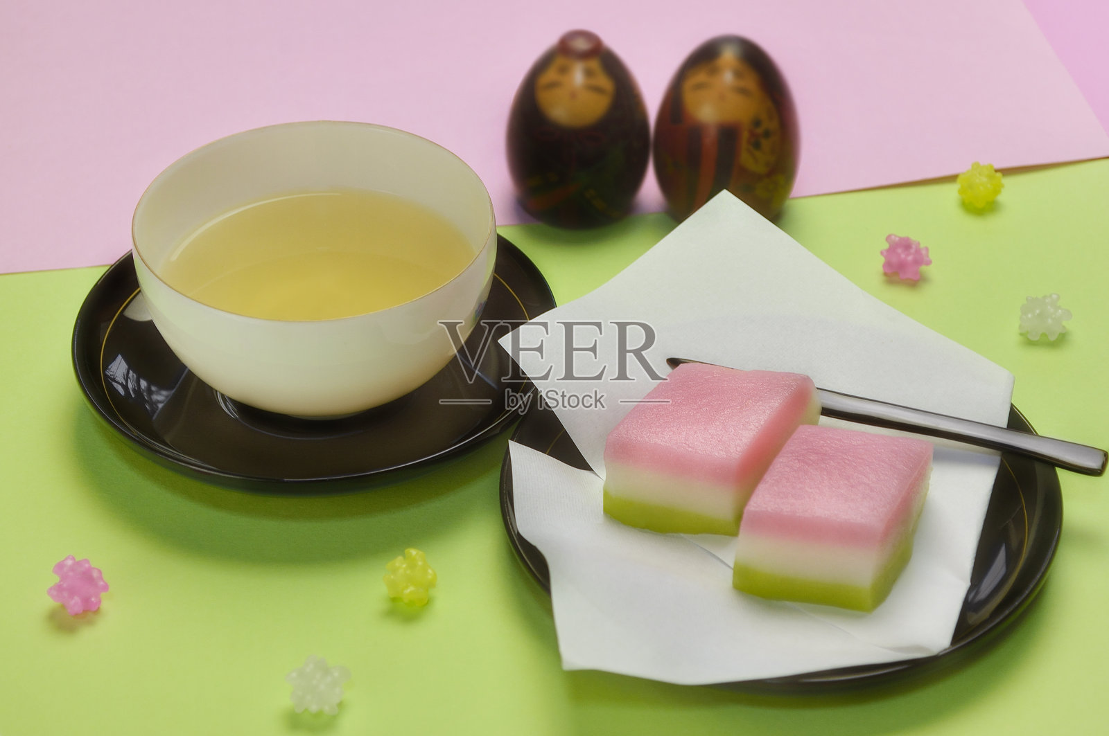 玩偶节与日本糖果的形象照片摄影图片