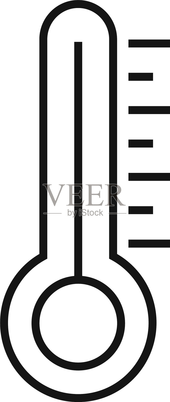 夏季高温图标轮廓样式图标素材