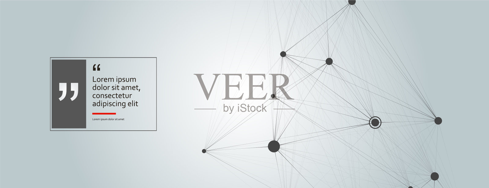 带有分子化合物的旗帜模板插画图片素材