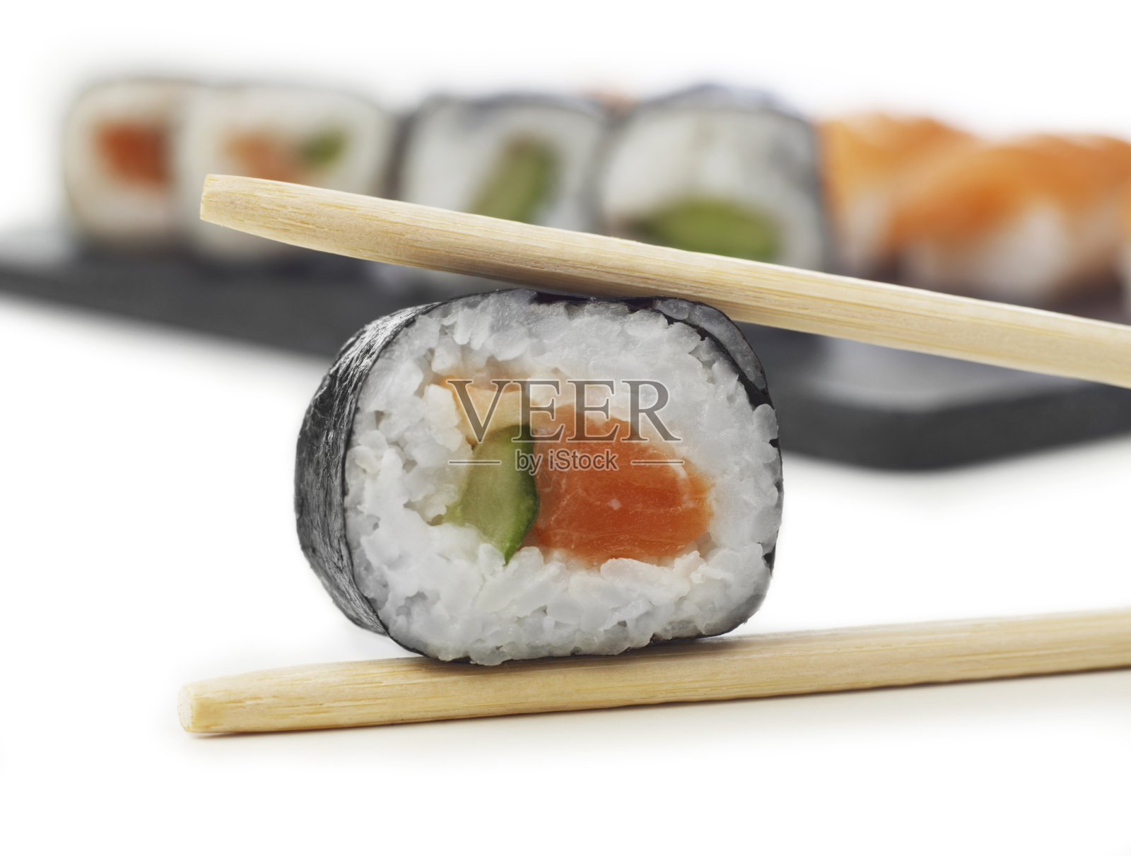筷子与寿司照片摄影图片