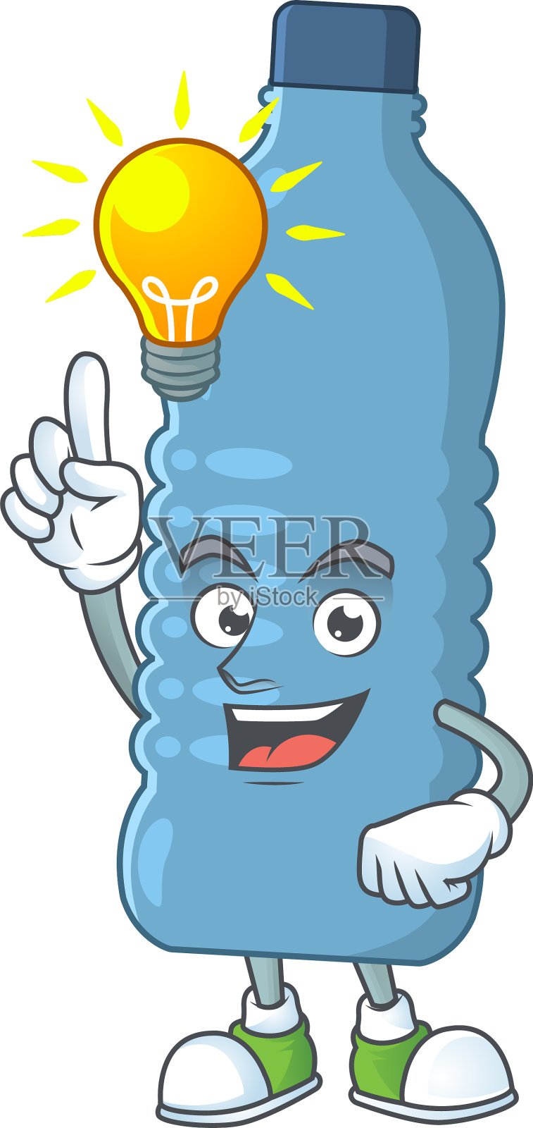 一个天才的矿泉水瓶吉祥物设计有了一个想法设计元素图片