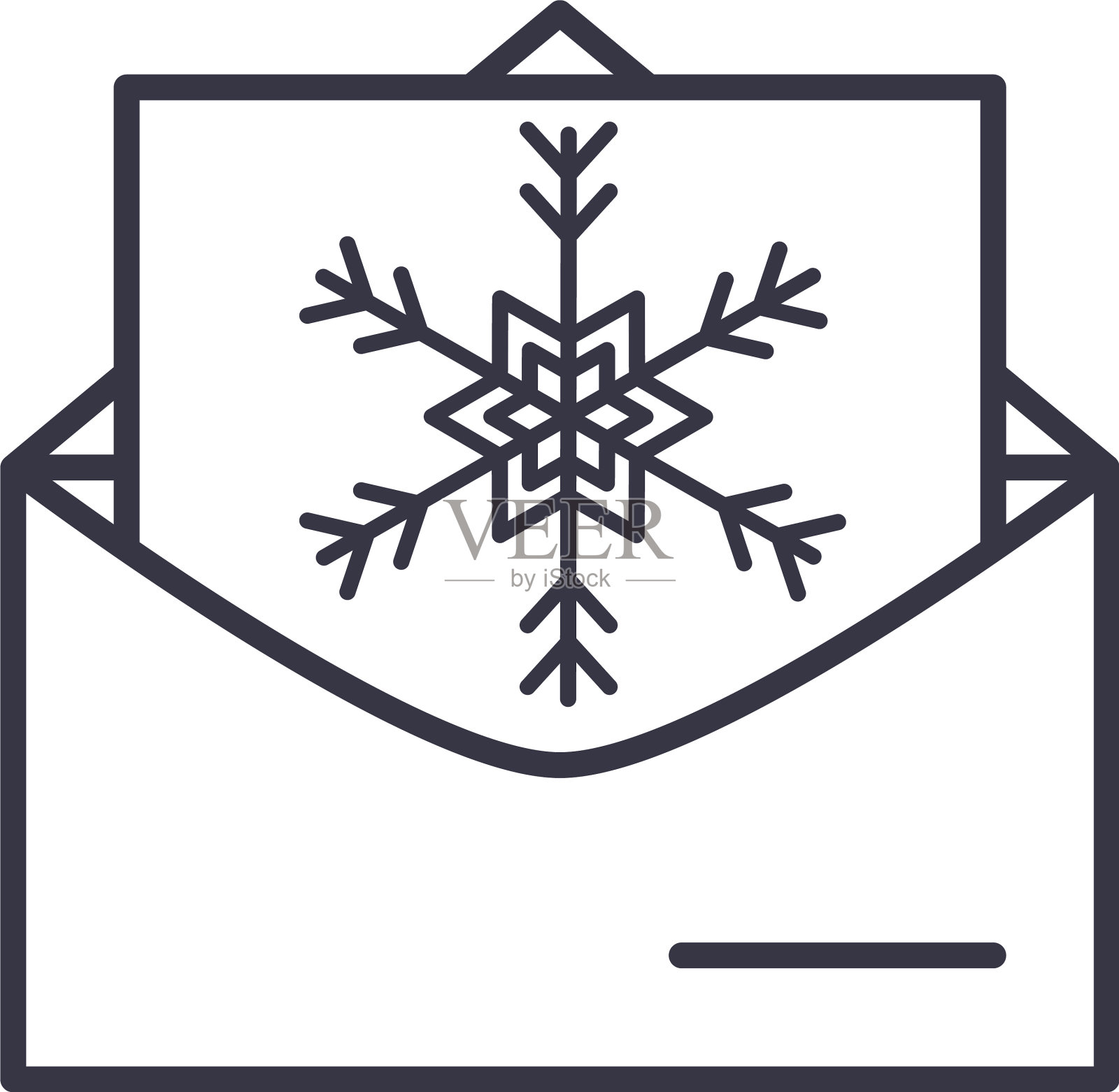 祝圣诞快乐，贺卡信设计元素图片