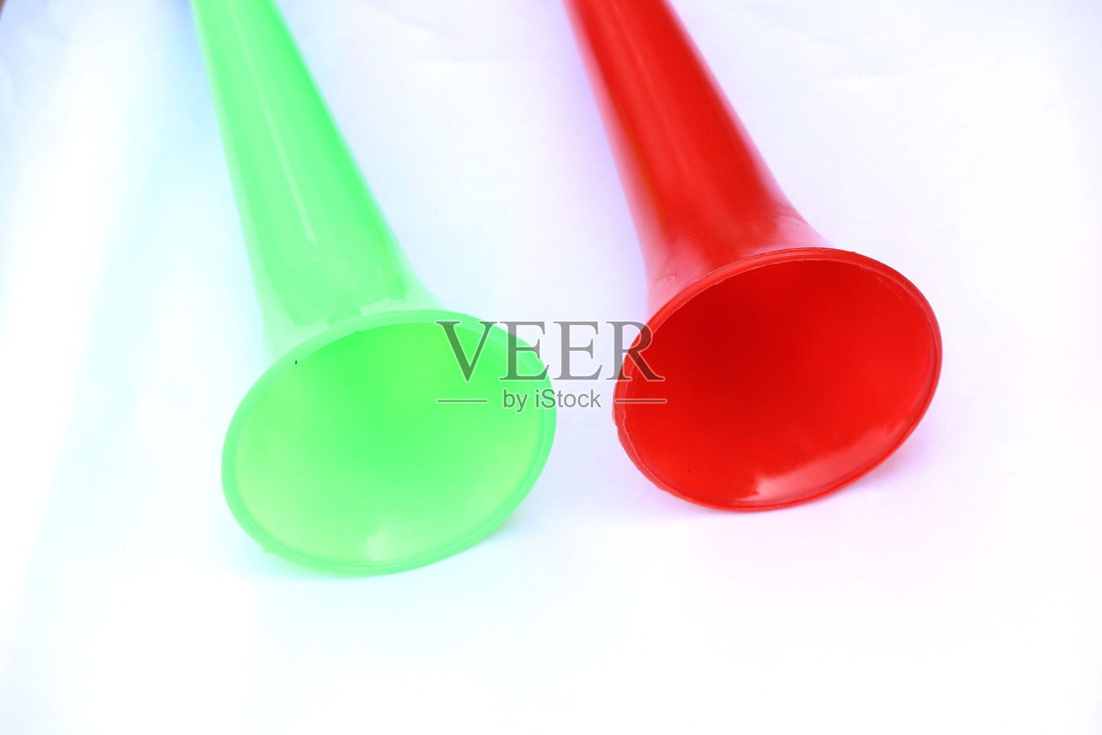 空白的呜呜祖拉体育场塑料喇叭照片摄影图片