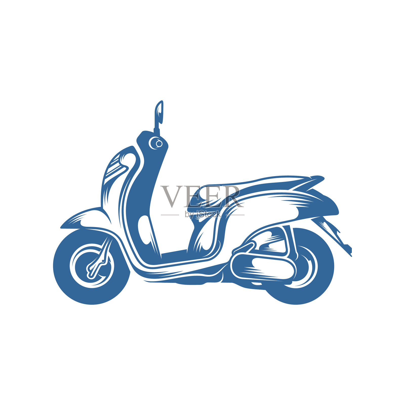 摩托车标志设计模板滑板车自动设计元素图片