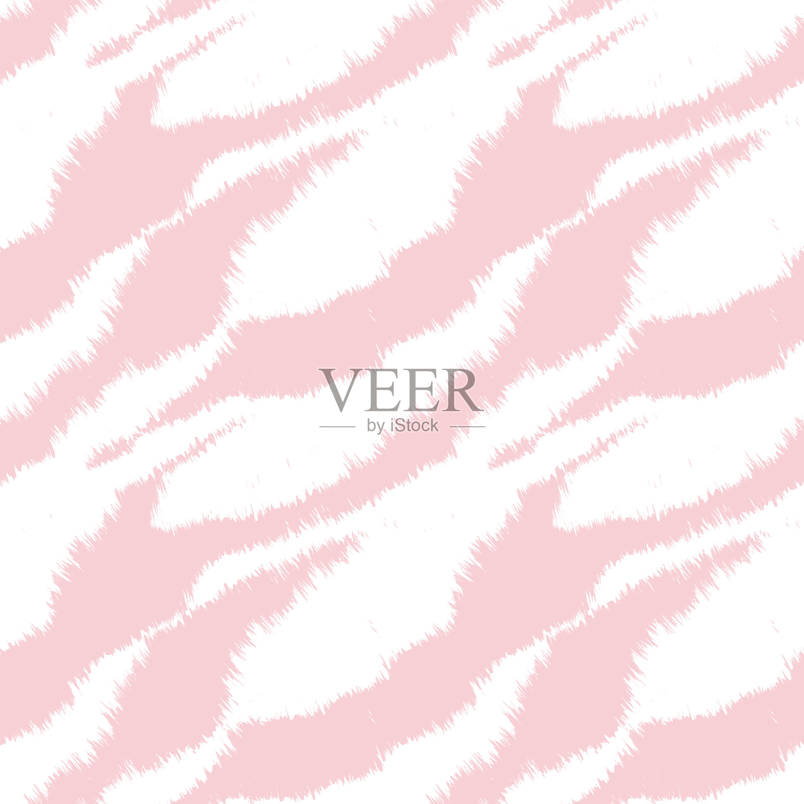 粉色海军蓝笔触毛皮无缝图案插画图片素材