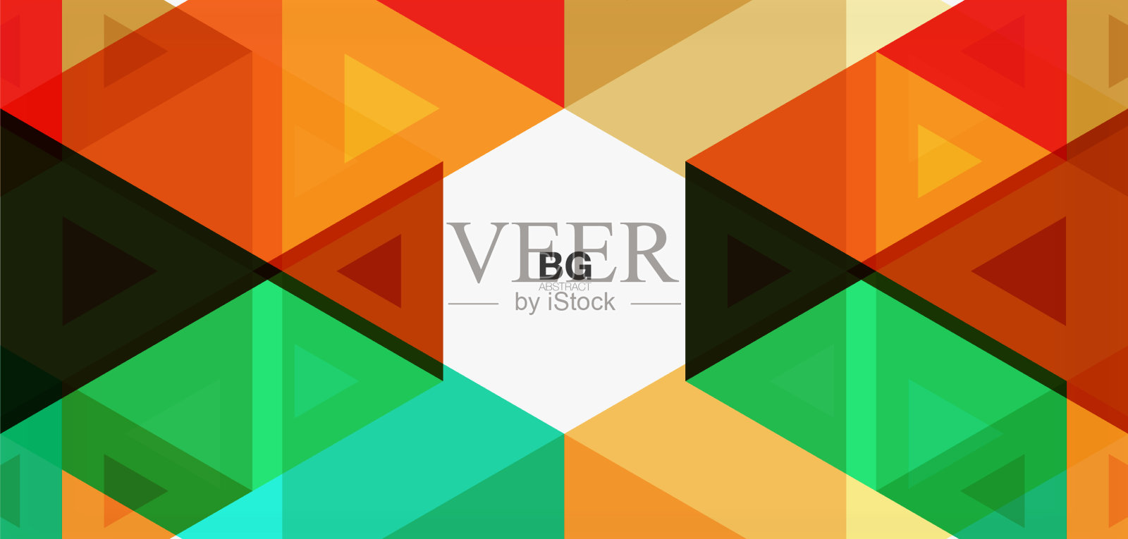 镶嵌三角形图案为抽象背景插画图片素材