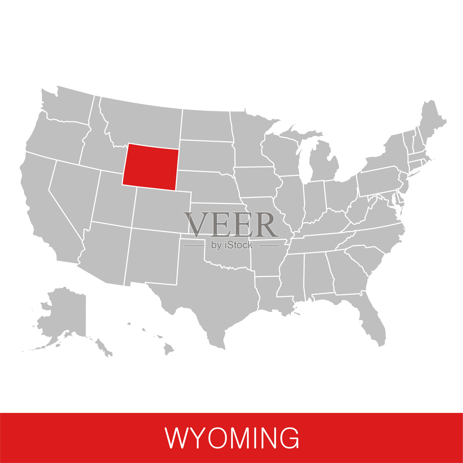 美利坚合众国美国与州插画图片素材