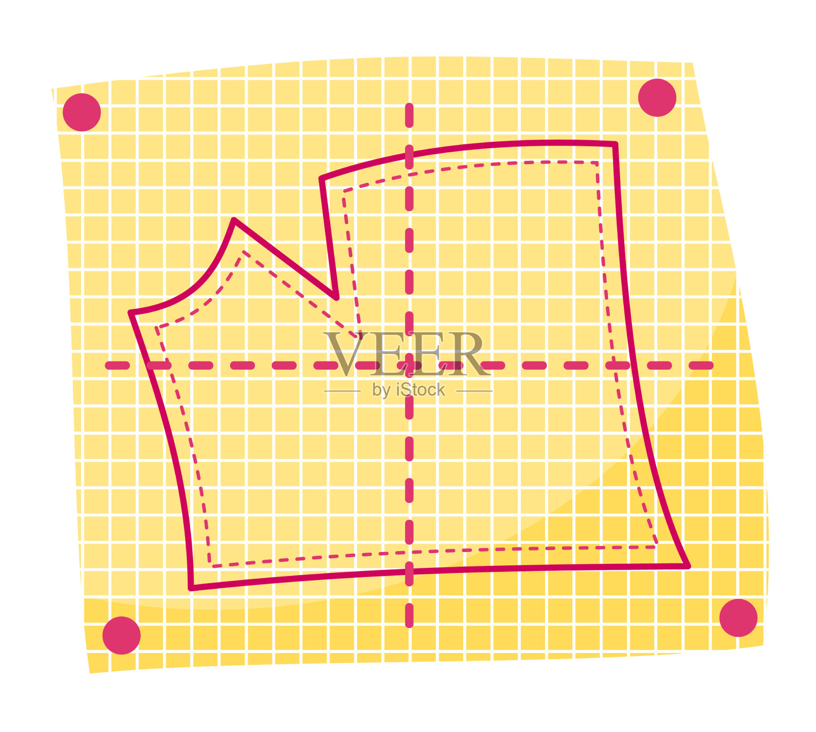 在绿色的背景和点设计元素图片