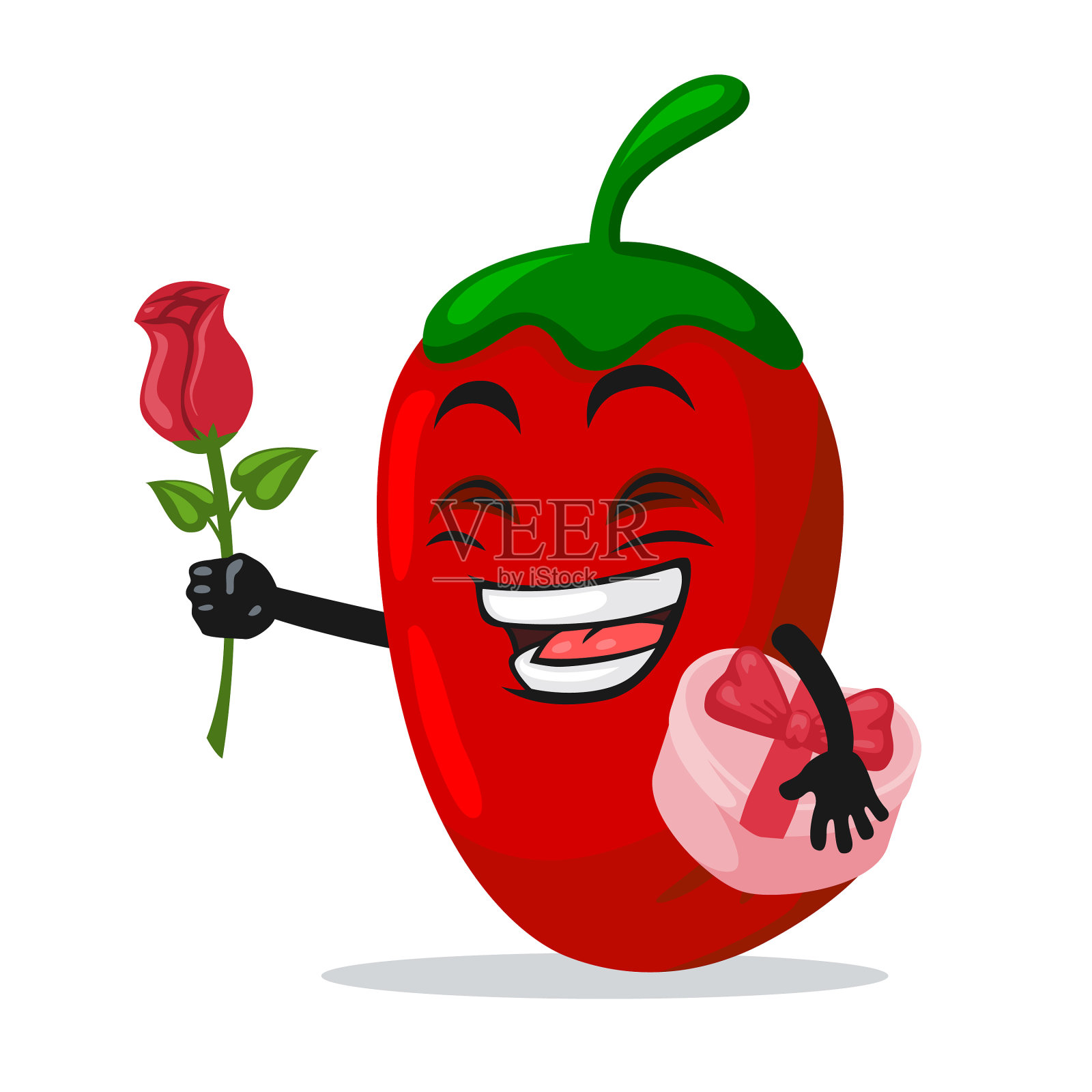 辣椒吉祥物或角色设计元素图片