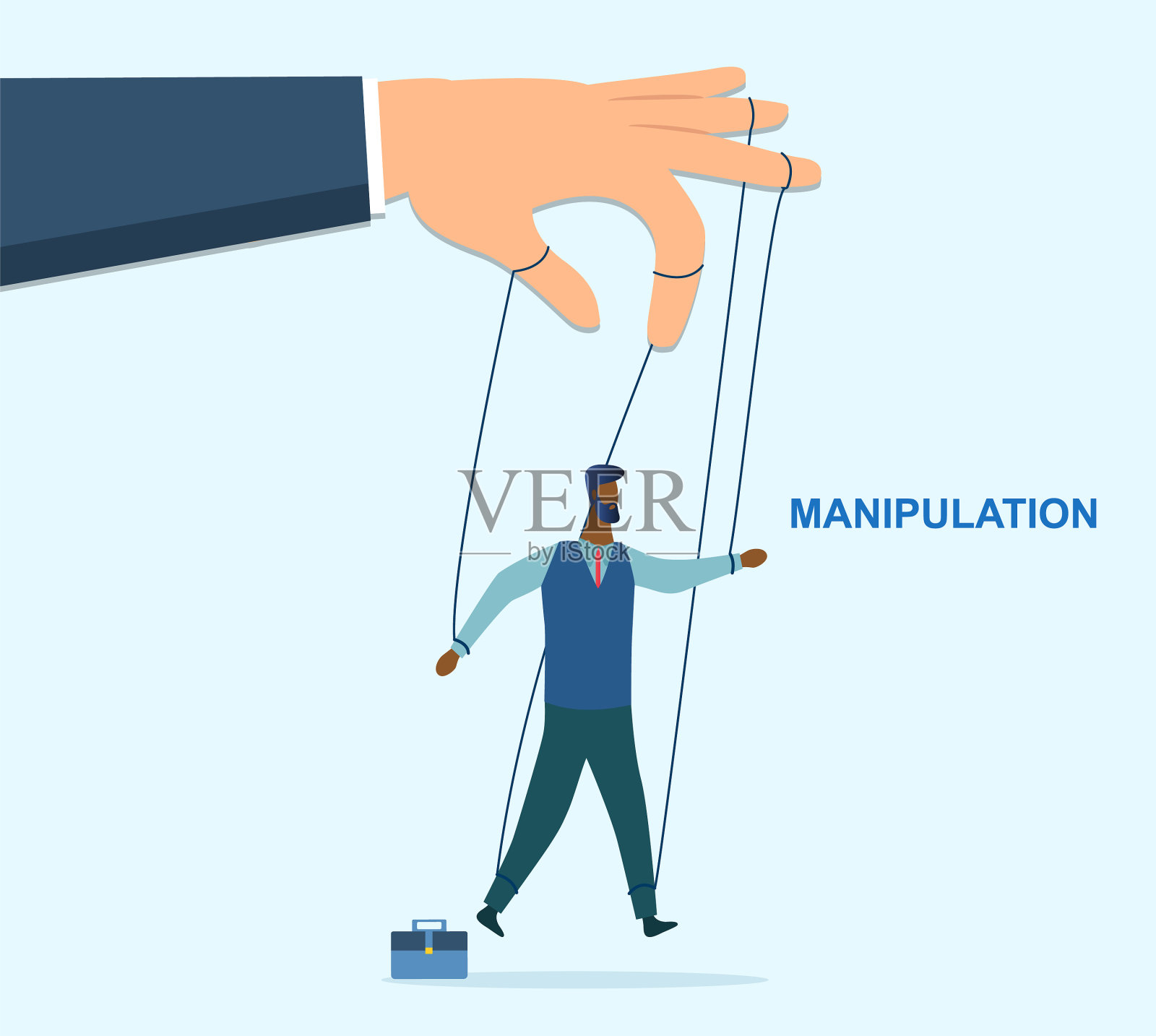 操作的概念插画图片素材