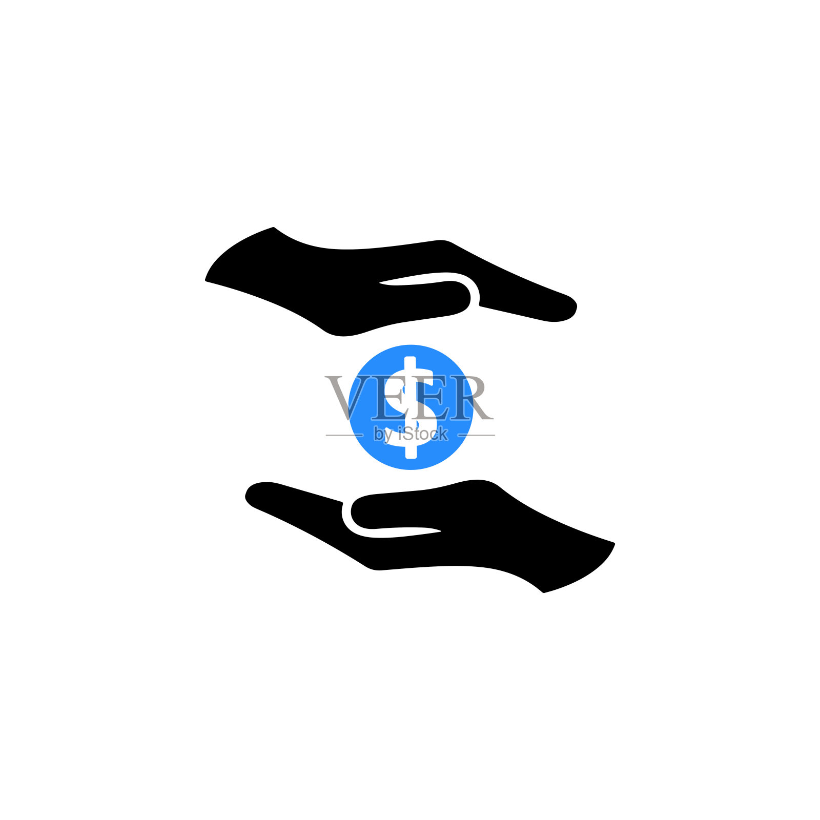 金融业务图标矢量插画图片素材