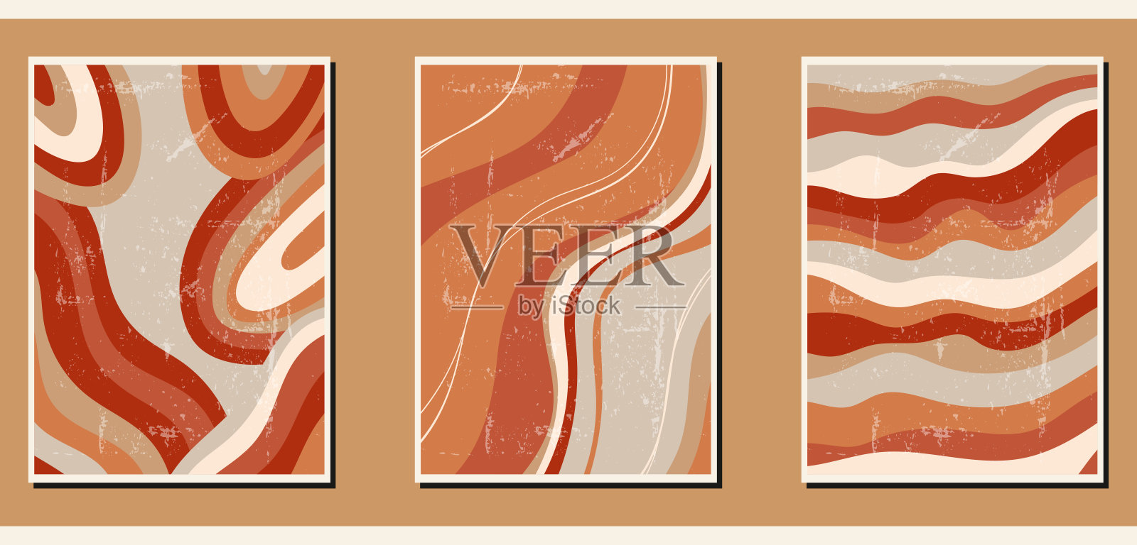 涂鸦背景包含各种形状，点，滴，线。现代潮流矢量艺术。插画图片素材