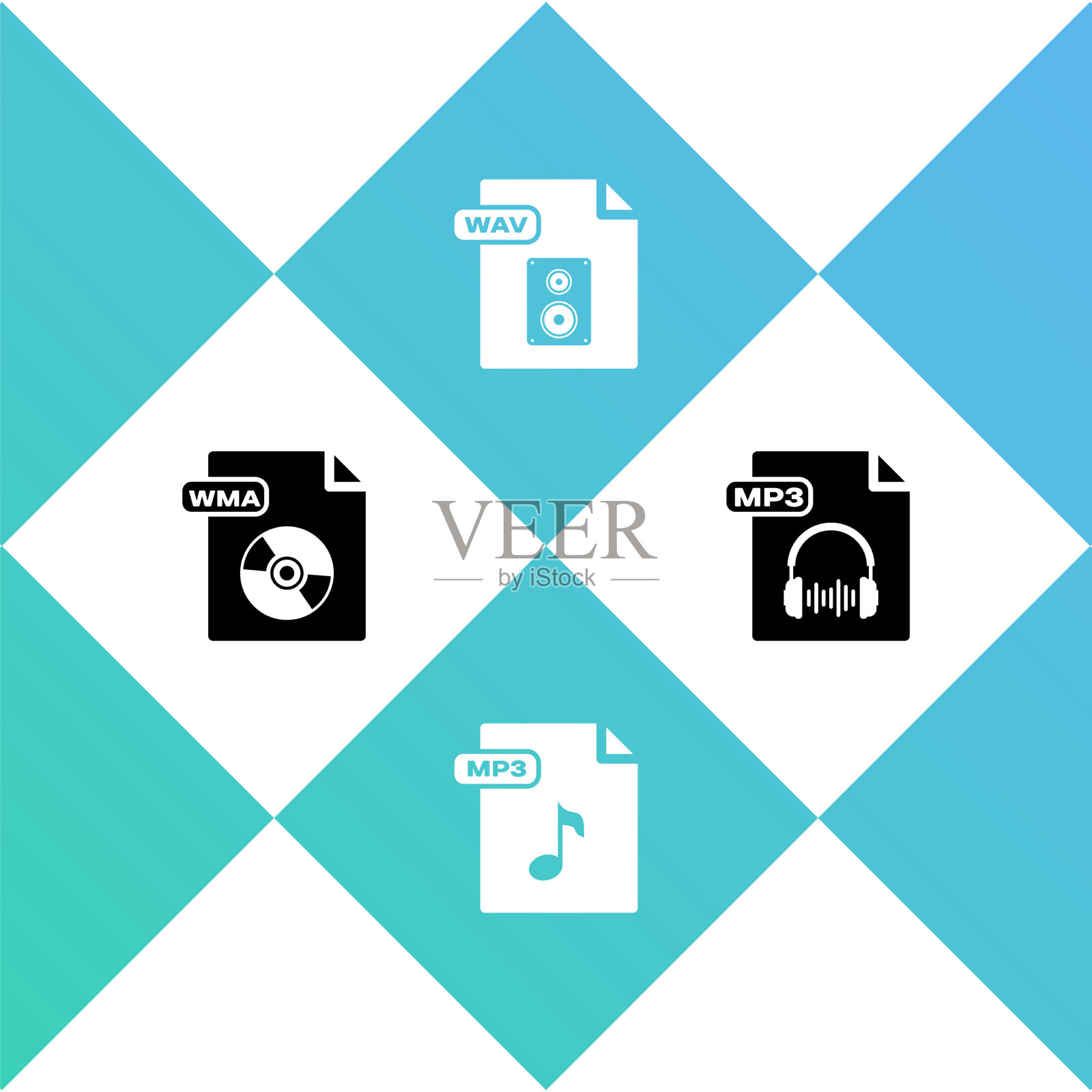 设置wma文件文件mp3 wav和图标图标素材