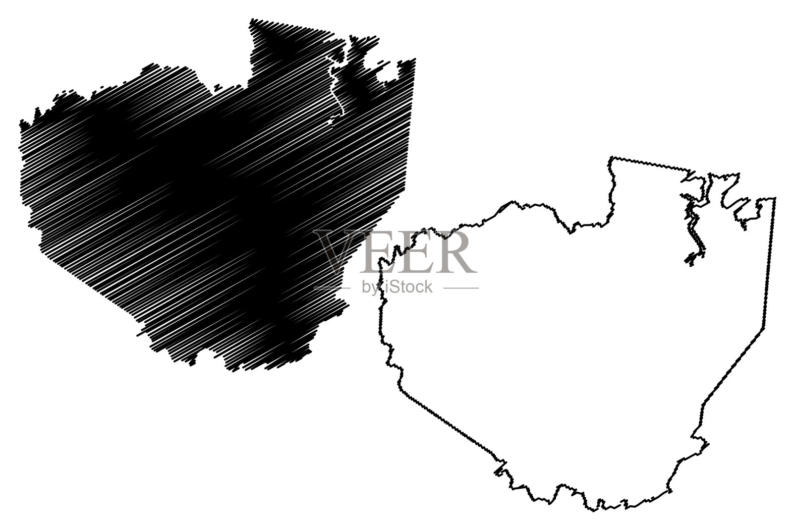 美国肯塔基州Menifee县插画图片素材