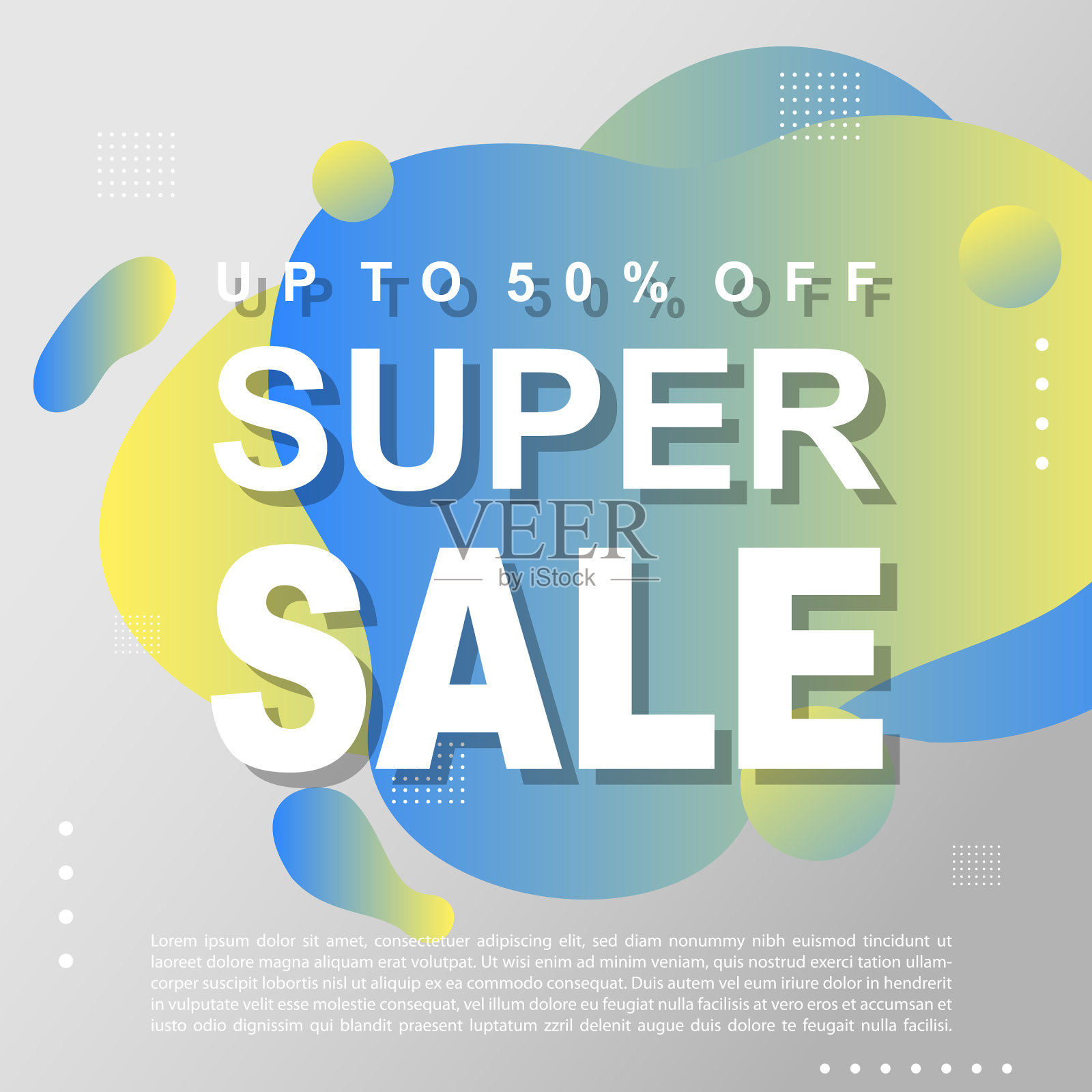 促销横幅模板设计插画图片素材