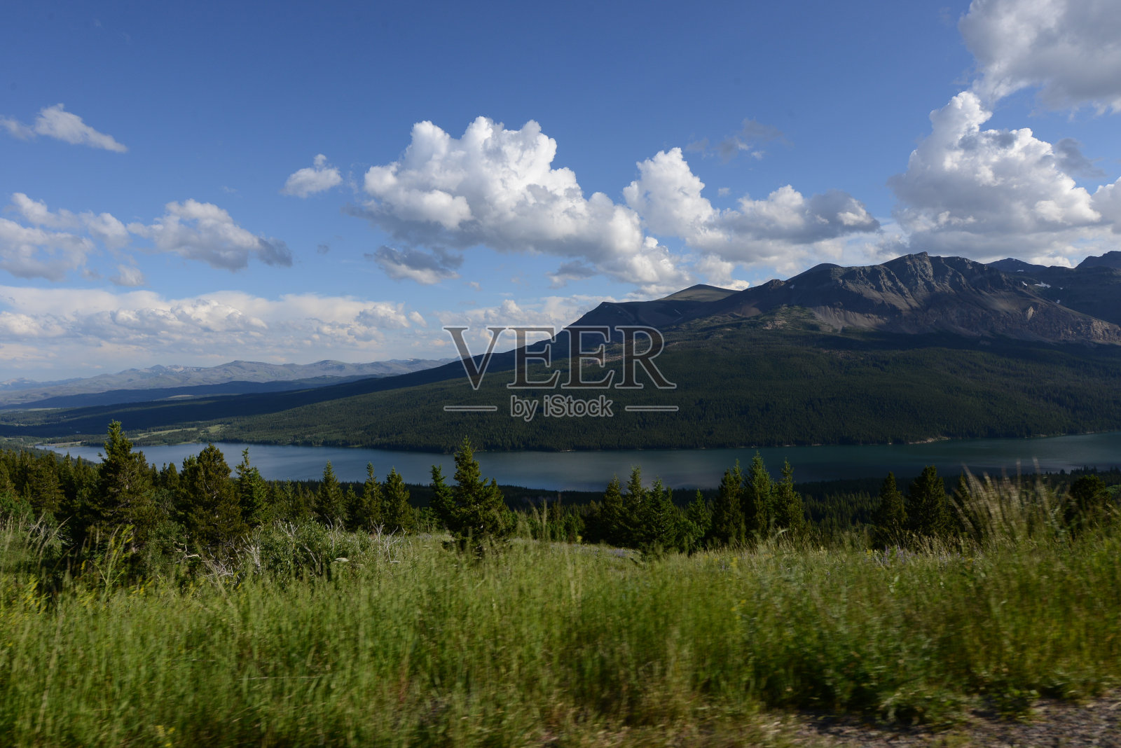 冰川国家公园湖照片摄影图片