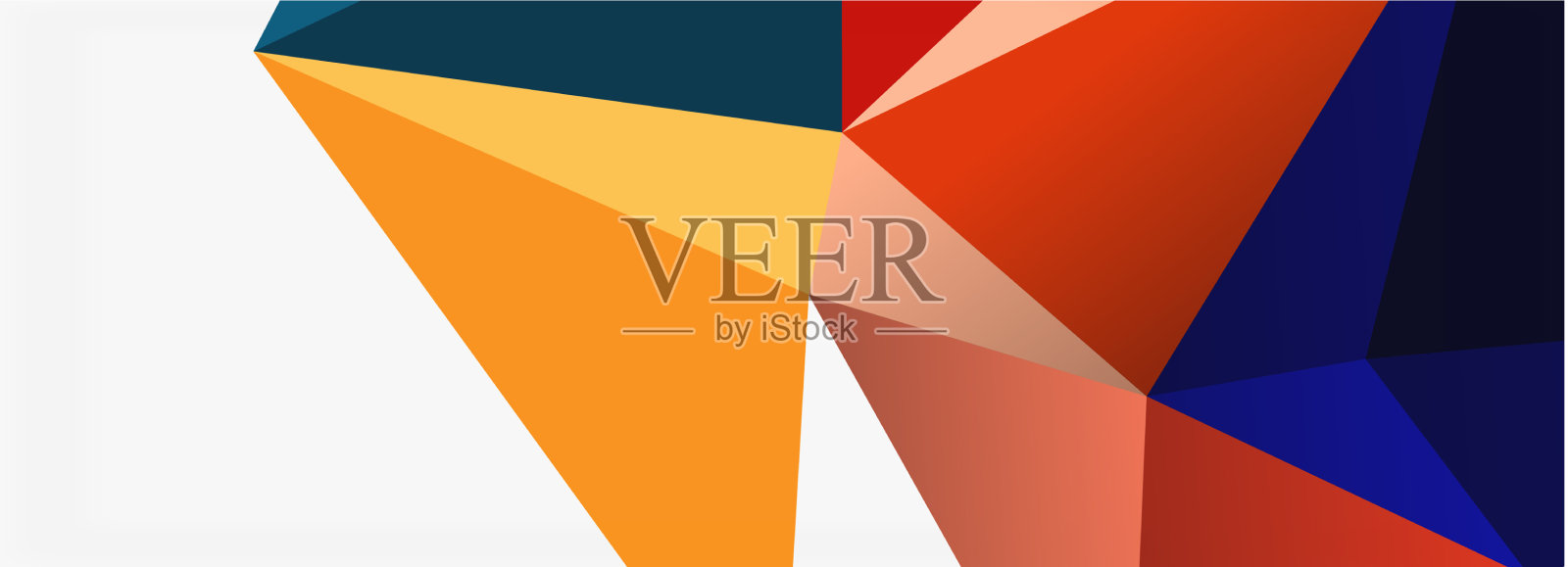 3d马赛克抽象背景低聚形状插画图片素材