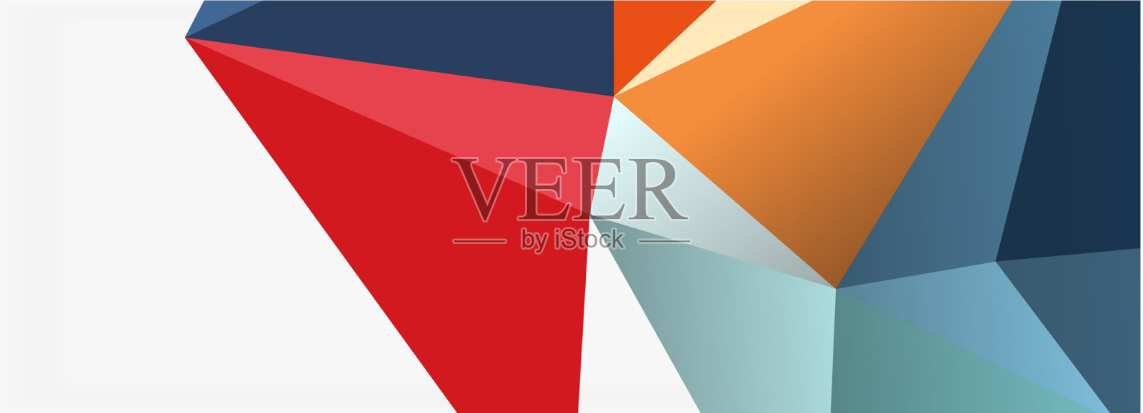 3d马赛克抽象背景低聚形状插画图片素材