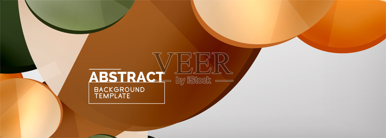 抽象光滑圆形背景插画图片素材