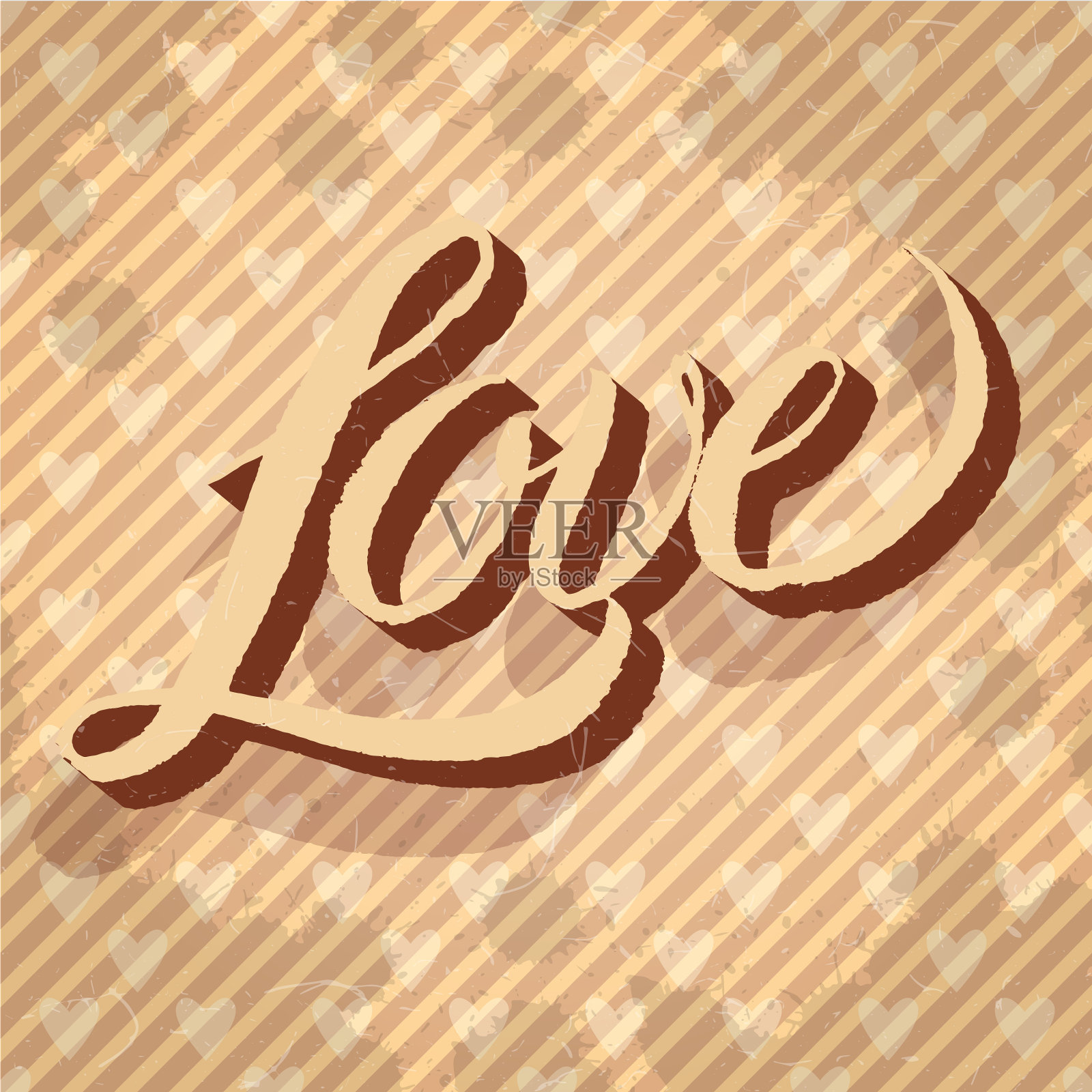 情人节贺卡插画图片素材