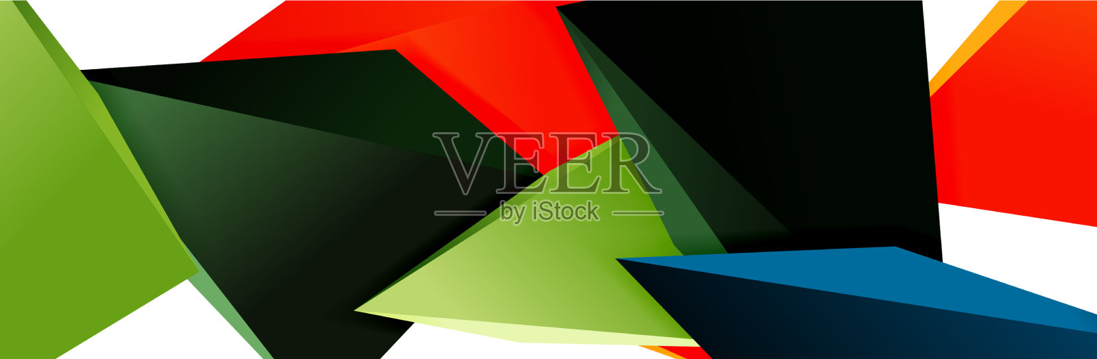 三角形镶嵌抽象背景三维三角形插画图片素材