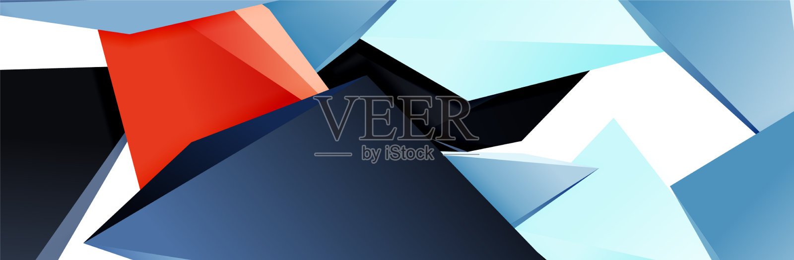 三角形镶嵌抽象背景三维三角形插画图片素材