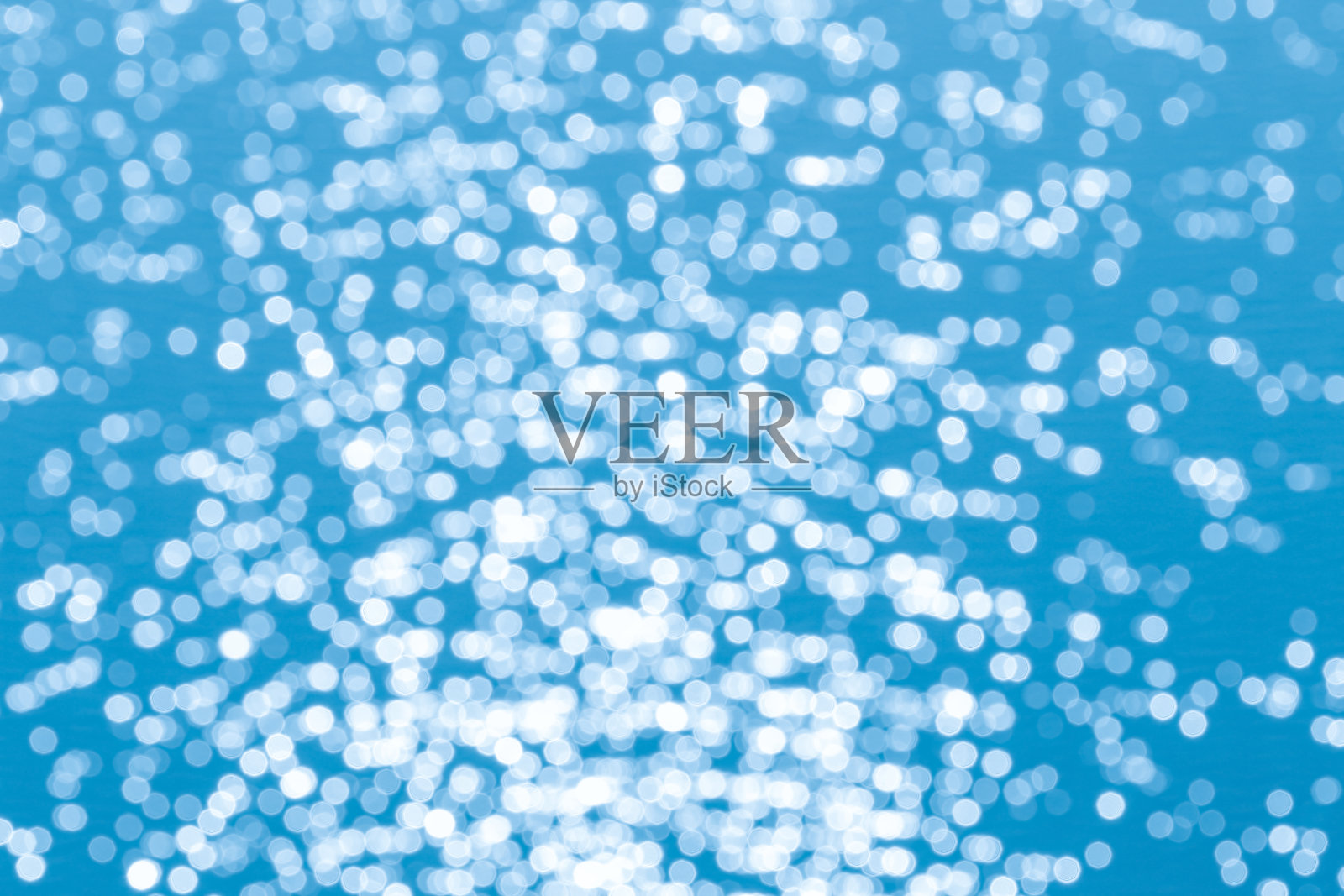 模糊的火花虚掩抽象的彩色蓝色背景照片摄影图片