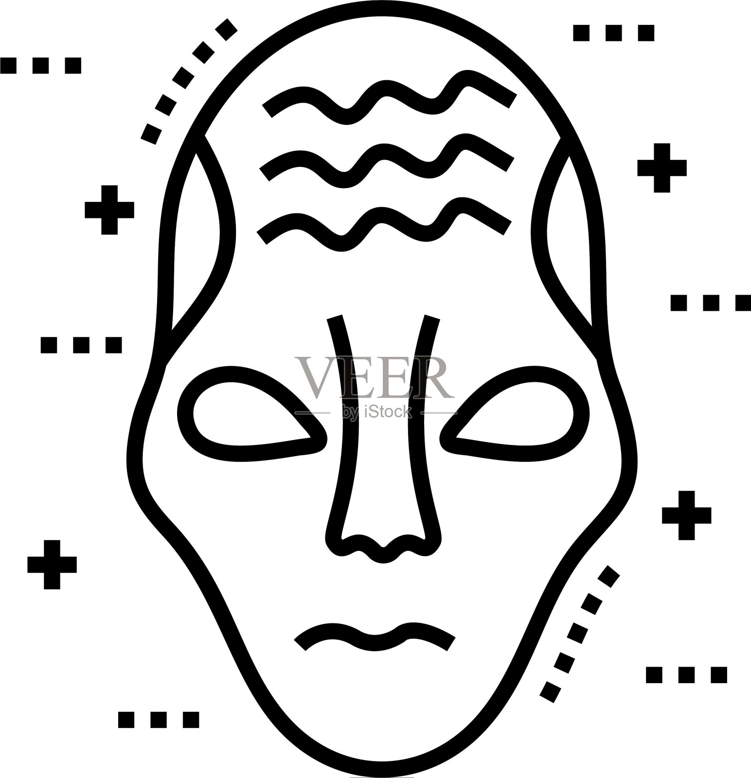 空间阿凡达插画图片素材