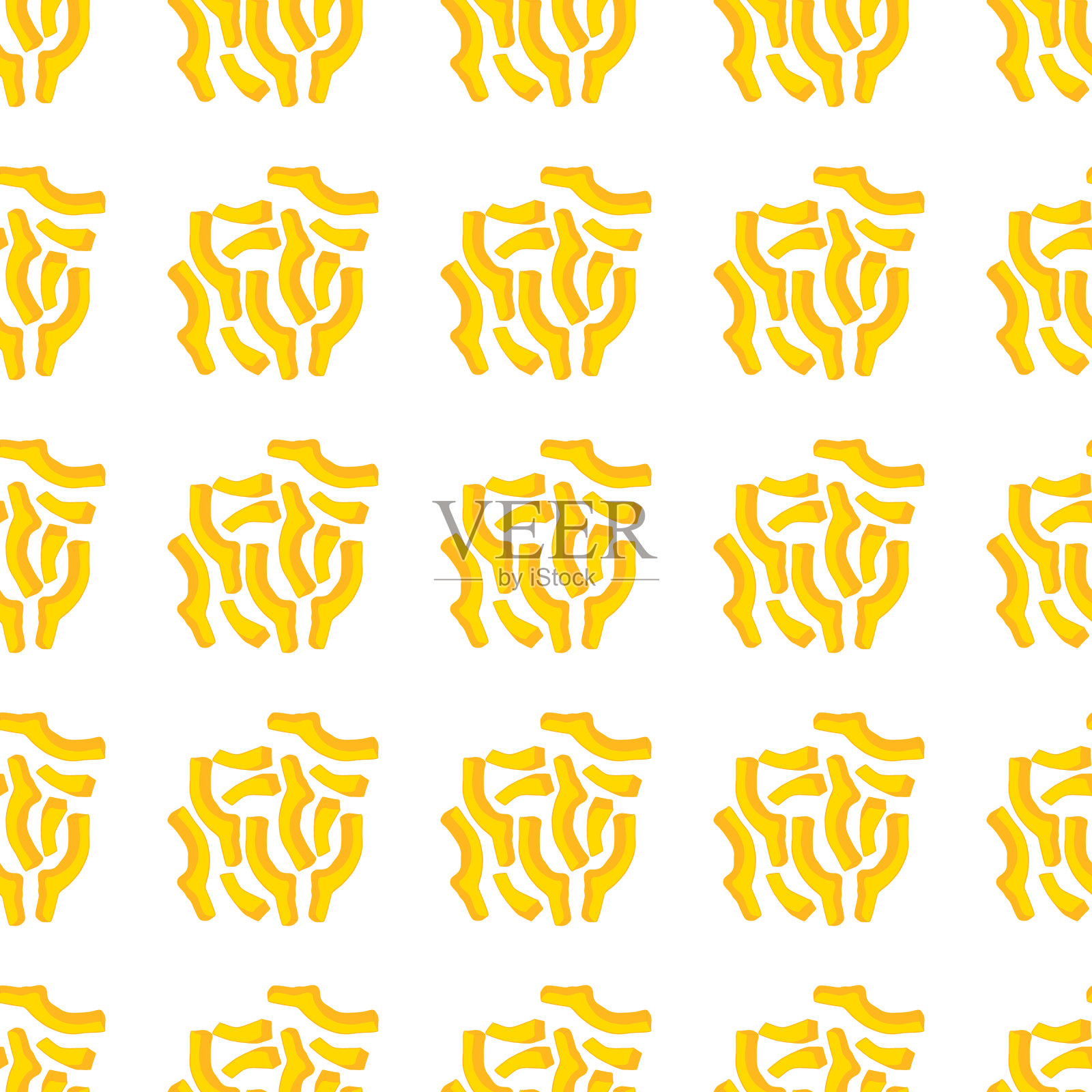 主题上鲜艳的花椒图案插画图片素材